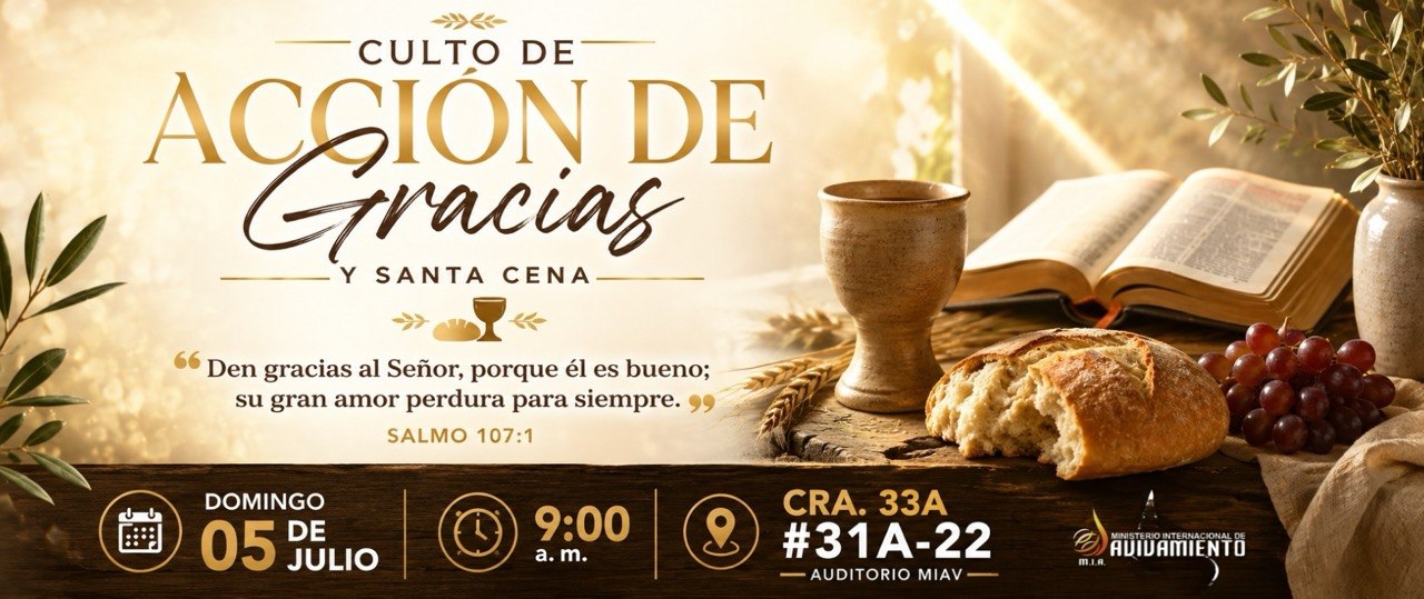 Accion de Gracias 5 Julio 2026