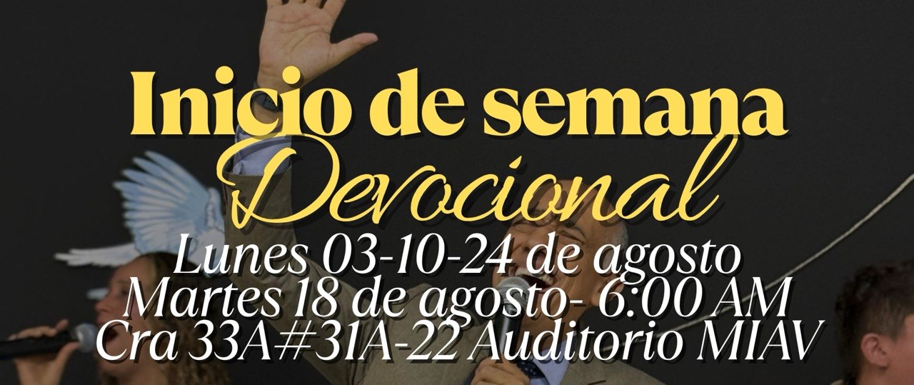 devocional inciio de semana agosto devocional inciio de semana agosto